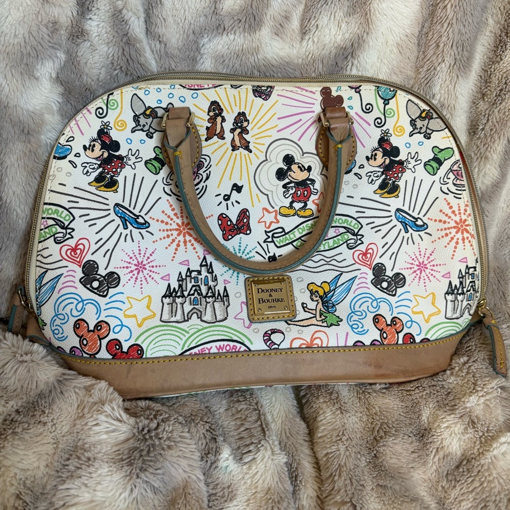 Disney Parks Exclusive- Dooney & Bourke Disney Sketch Oswald Satchel